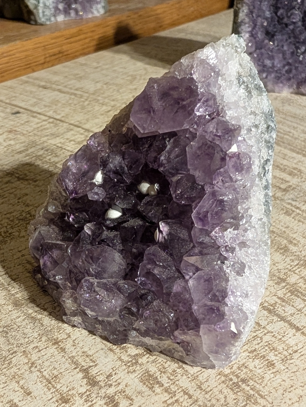 Trio (3) of Brazilian Amethyst Deep Purples 1lb Each - Picture 14 of 16